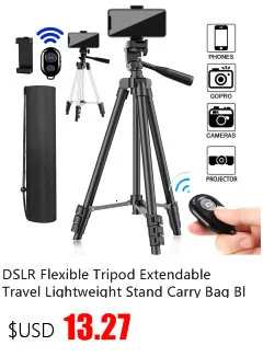 DSLR Flexible Tripod Extendable Travel Lightweight Stand Remote Control For Mobile Cell Phone Mount Camera Gopro Live Youtube