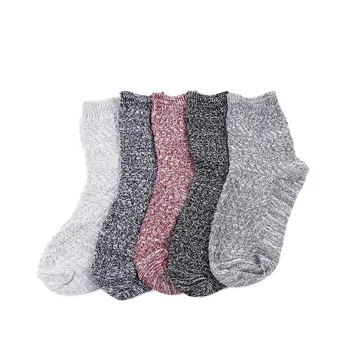 

1 Pair Winter Warm Men Women Knit Crochet Cotton Soft Thick Thermal Cashmere Socks Hot