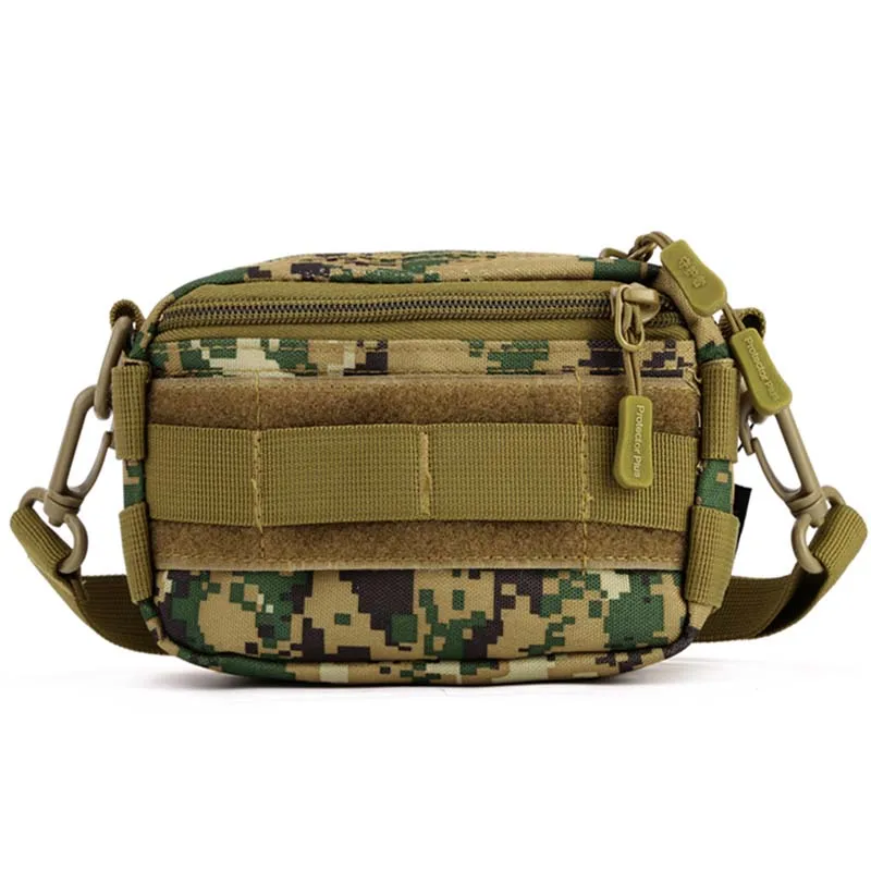 Jungle camouflage Сумки для кемпинга на открытом воздухе, тактические рюкзаки Molle, Сумка с ремнем, военный поясной рюкзак, мягкая спортивная сумка для бега, дорожные сумки на плечо - Цвет: Jungle camouflage