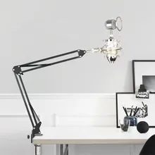 BM-8000 профессиональный студийный микрофон проводной конденсаторный звукозапись микрофон с подставкой держатель и звуковая карта