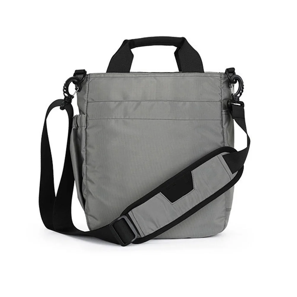 Деловая мужская сумка-тоут на молнии, сумка через плечо для ноутбука