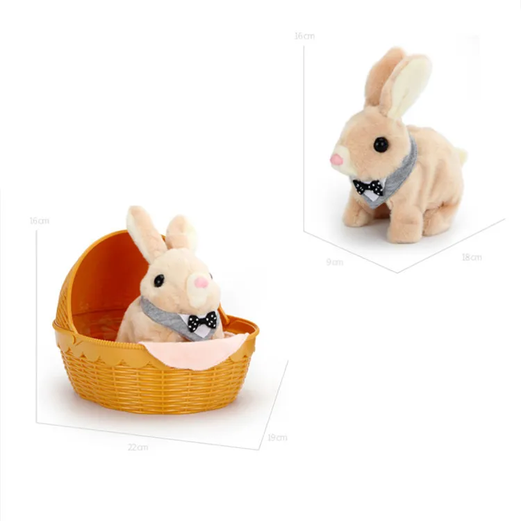 

Nora chong bao 9331 Rabbit Plush Toys Model Electric Bunny Cute GIRL'S Play House Gift