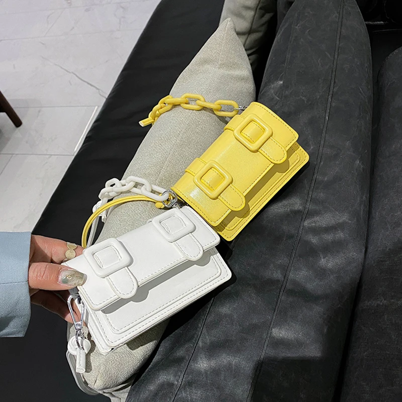 

Candy Colors Designer Shoulder Bag PU Leather Handbags Crossbody Bags for Women Fashion All-match Messenger Bags