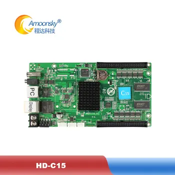 

HD-C15 asynchronous led screen controller card for outdoor indoor led screen Asyn LED sending & receiving card support 3G 4G
