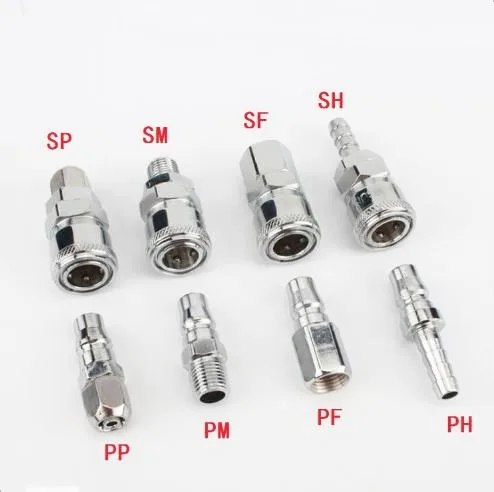 

Each piece SP20 SP30 SP40 PP20 PP30 PP40 pneumatic air compressor hose of the quick coupler plug connector