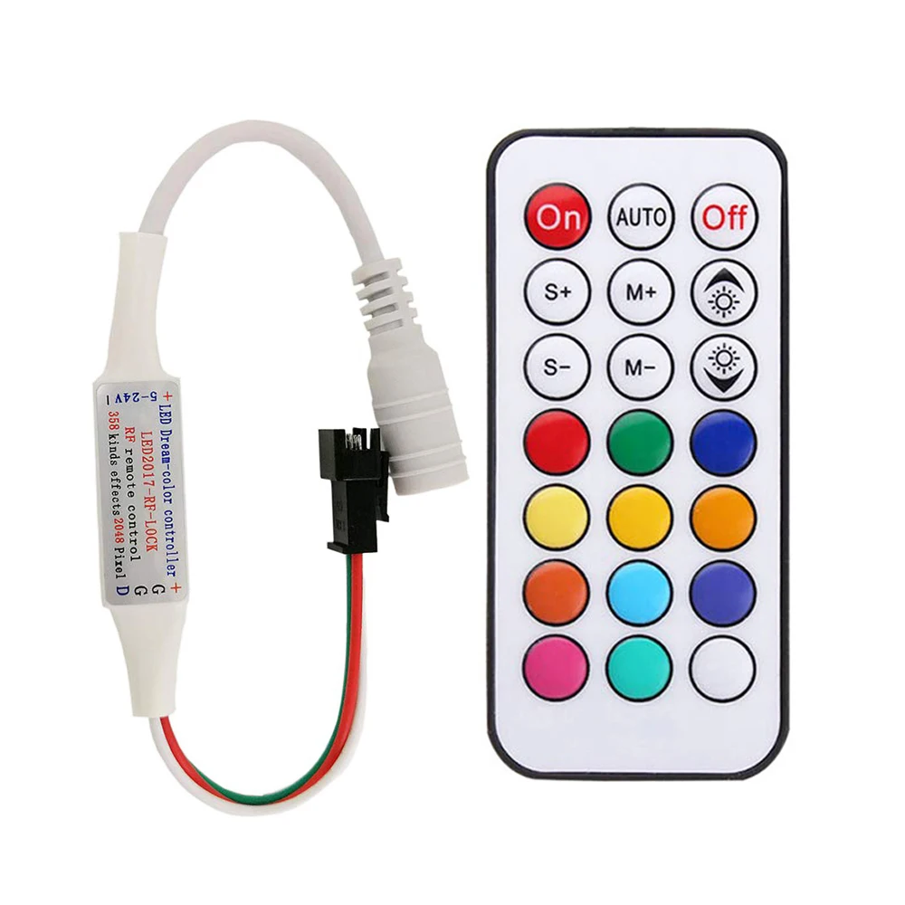 RF 21 ключ светодиодный пиксельный светильник RGB/RGBW для WS2811 SK6812 WS2812B 6803 1903