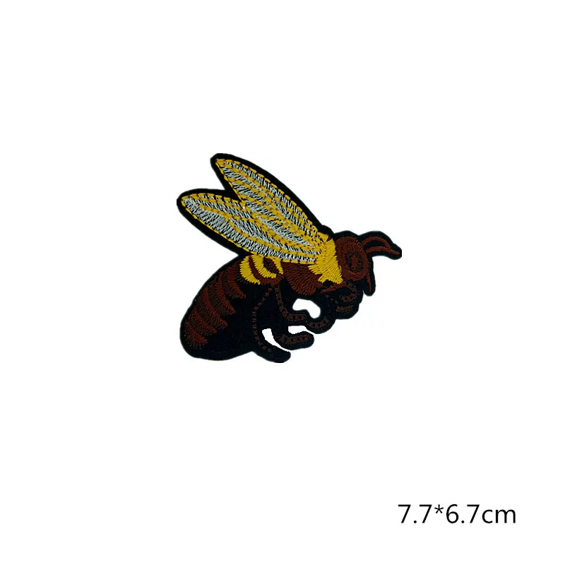 Швейная одежда пчела вышивка тканевая наклейка насекомое патч железо на Вышивка