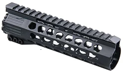 Tactical AR15 KeyMod 7 10 12 15 17 дюймов Тонкий свободный поплавок Handguard Пикатинни кронштейн подходит. 223 5,56 AR15 AR-15 M4 M16