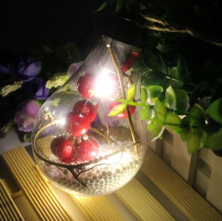 Прозрачная Елочная игрушка оптом пластиковый, шарообразный, светодиодный светильник 8 см интерьерные цветные огни интерьерные шары реквизит для фотосъемки