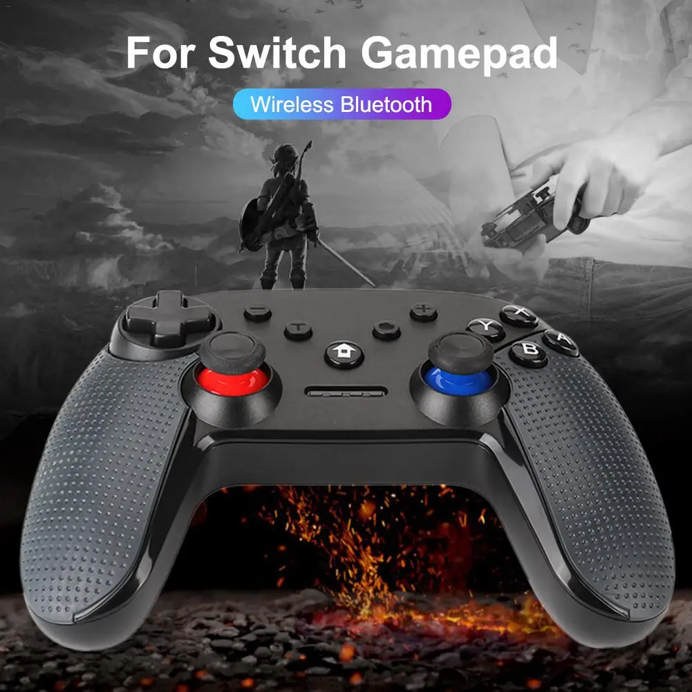 Wireless Gamepad Bluetooth 500mAh With LED Controller Joypad Joystick Bluetooth Gamepad For Switch