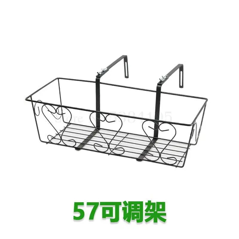 Перила для выращивания цветов чайников для заварки цветочного вешалка для подвешивания цветочных корыта Садоводство, овощи стеллаж для выставки товаров с круглым крючком регулируемая подвеска Flo - Цвет: 57   C