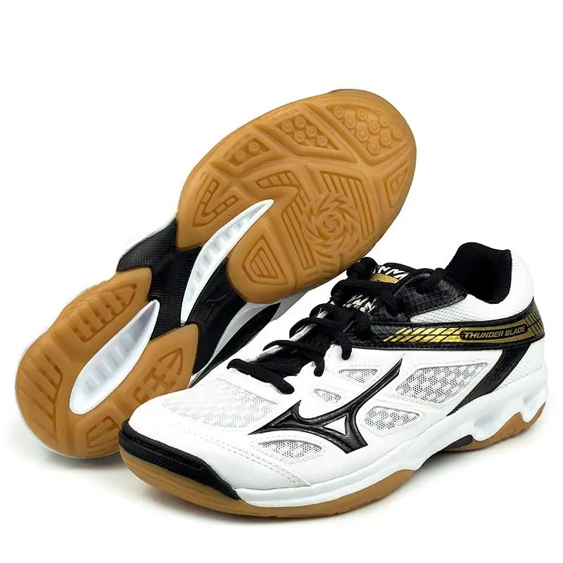 Новинка; кроссовки для волейбола Mizuno Lightning; Мужская и женская спортивная обувь на подушке; дышащие Нескользящие кроссовки для дома; Tenis Voleibol - Цвет: V1GA177009