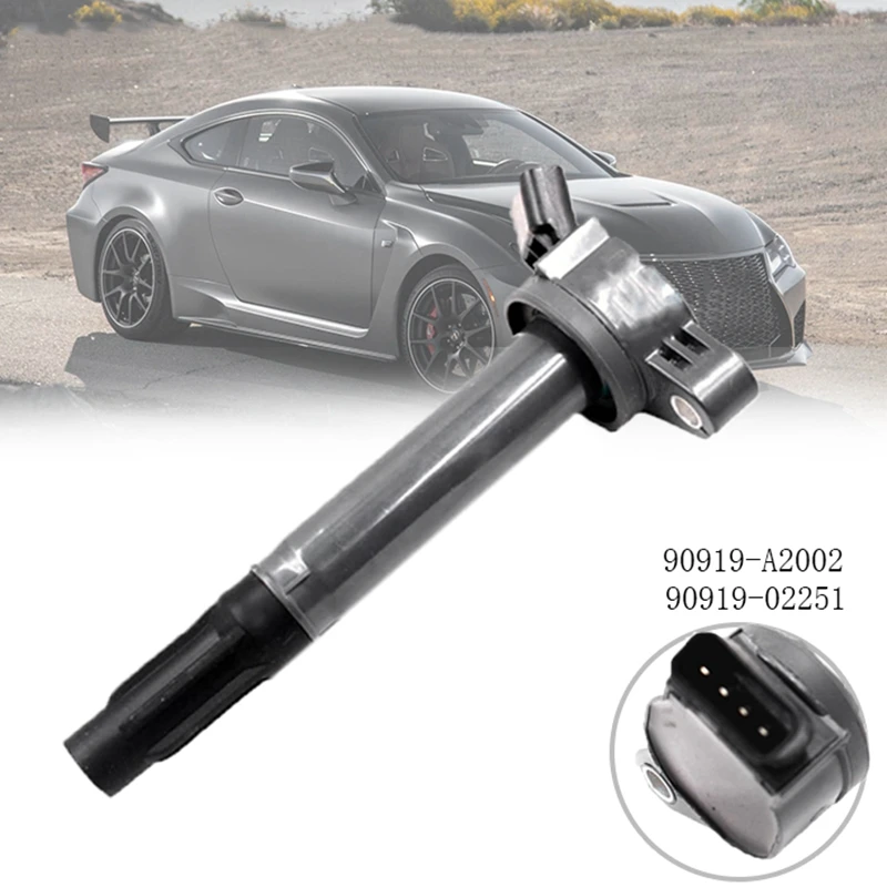 Top!-Car Accessories Ignition Coil for Toyota Camry Avalon Rav4 Lexus Highlander 90919-A2002 90919-A2007 | Автомобили и мотоциклы