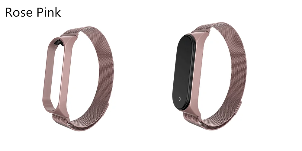 Ремешок для Mi Band 4 3 ремешок из металлической нержавеющей стали для Mi Band 4 3 ремешок совместимый браслет для Miband 4 3 браслеты Pulseira