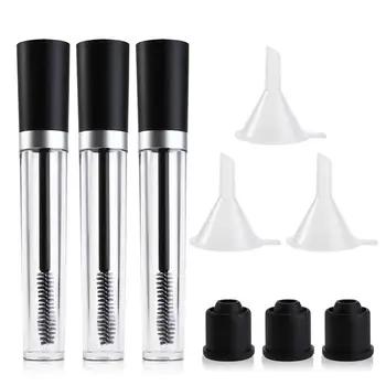 

1 Set Empty Mascara Tube Eyelash Cream Container with Funnels Empty Mascara Bottle