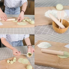 3 шт./компл. деревянные инструменты для пельменей набор деревянных Домашнего производства пельменей фарш ложка клецки палка Скалка муки Кухня набор инструментов