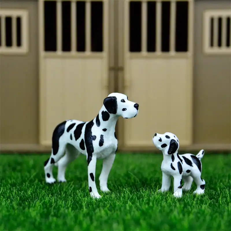Orijinal orijinal çiftlik evi hayvanlar setleri evcil köpekler atlar at