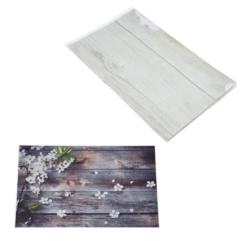 

5X3Ft Wooden Floor &Flower Photography Backdrop Studio Prop Photo Backgrounds Backdrops DZ425 & 3X5FT European Window Floor Whit