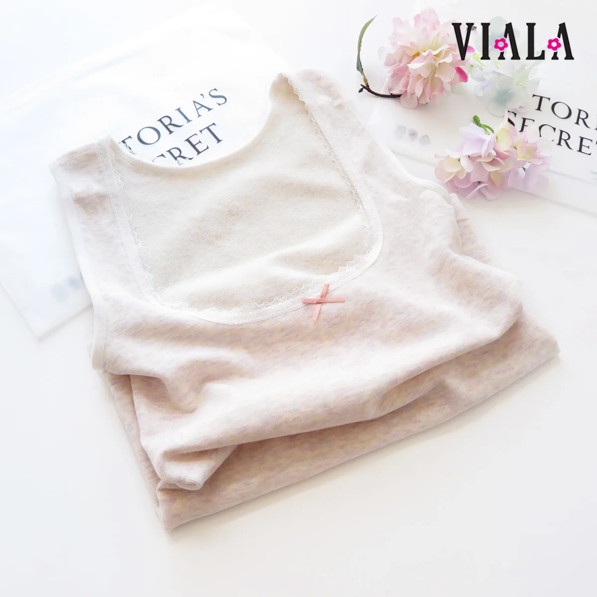 Seamless Lace Looped Pile Vest Foreign Trade New Colorful Cotton Soft Cotton Women's Warm Vest