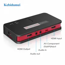 EZCAP284 игровая видеозахвата 1080P HD HDMI к USB карта видеозахвата для xbox PS3 PS4 tv медицинская онлайн видео прямая потоковая передача