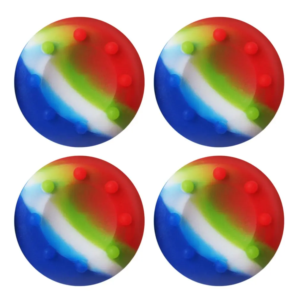 

4PCS Thumb Stick Grips Caps For PS4 Pro Slim Silicone Analog Thumbstick Grips Cover For Xbox PS3 PS4 Accessories