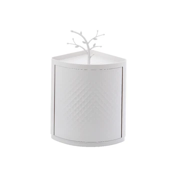 

360 Rotating Bathroom Kitchen Storage Rack Organizer Shower Shelf Kitchen Tray Holder Washing Shower Organizer