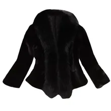 Женское пальто из искусственного меха, куртки, элегантная Толстая теплая Новая модная верхняя одежда, куртка из искусственного меха, женская джинсовая куртка на каждый день