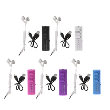 MX-309B мини USB клип дизайн Поддержка 32 ГБ Micro SD TF карты цифровой музыкальный MP3 плеер 634A