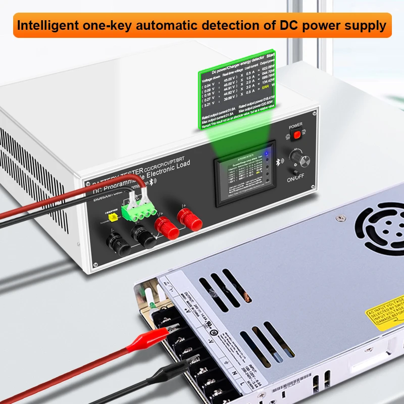 DLB-600W 200V 40A DC Electronic Load Tester Programmable High-Accuracy Resolution Car Battary temperature Capacity Monitor Tools images - 6