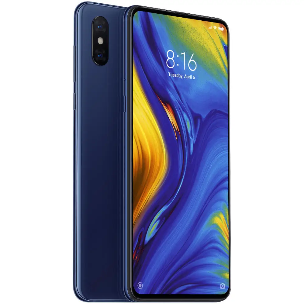 Глобальная версия Xiaomi mi x 3 5G версия 6 ГБ 128 Гб мобильный телефон NFC Восьмиядерный процессор Snapdragon 855 6,3" AMOLED экран смартфон - Цвет: Синий