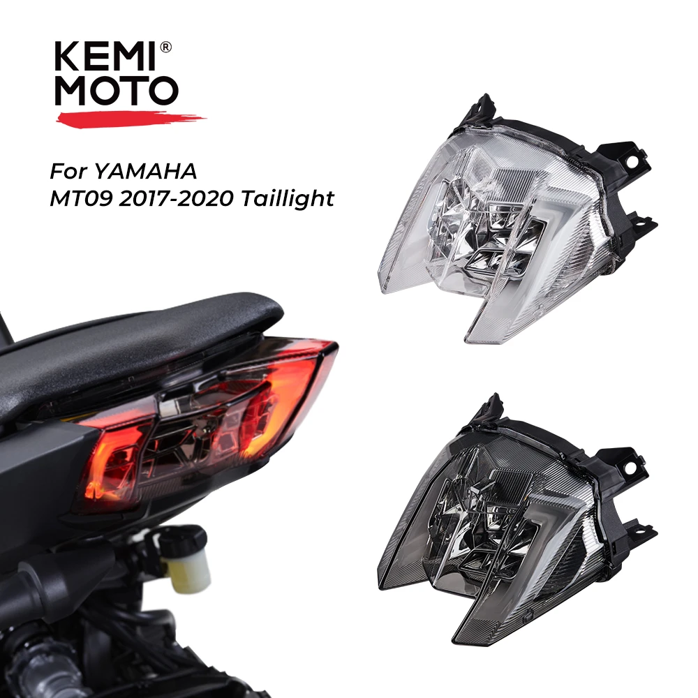 TopZone TZY-332-INT Taillight Integrated Tail Light Clear,1 Pack Yamaha Fz09 2014-2015 Mt9 
