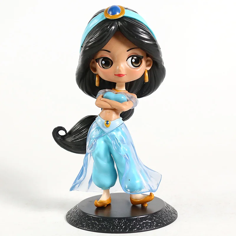 Q Posket куклы Королева Эльза Принцесса Анна Жасмин Бо Peep Arale Norimaki ПВХ фигурка Brinquedo игрушки
