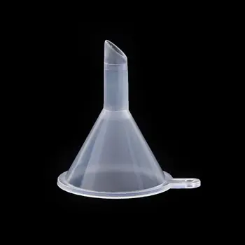 

100 PCS Mini Funnel Clear Plastic Funnels Multi-Purpose Funnels for Perfume