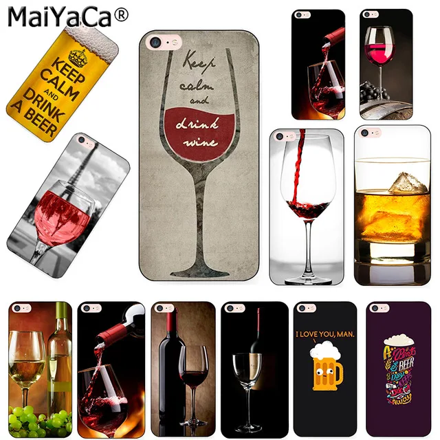 MaiYaCa keep calm and drink a bear wine для iPhone 5S 6S 7 8 Plus X XR XS MAX 11 Por черный мягкий силиконовый чехол