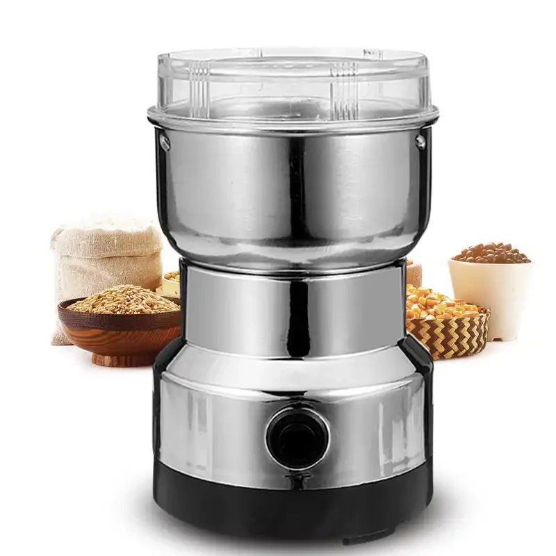 Electric Coffee Grinder For Home Nuts Beans Spices Blender Grains