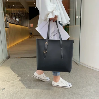 

Fashion 2 Sets Pu Leather Luxury Handbags Women Bags Designer Handbags High Quality Women Shoulder Bag Sac A Main