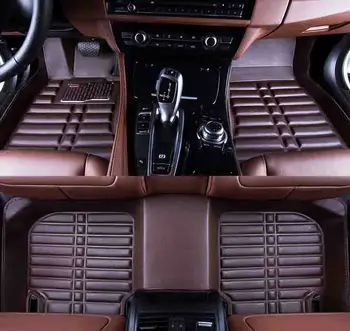 

Custom car floor mat for HYUNDAI Grand SantaFe H-1 Wagon New SantaFe ROHENS COUPE Azera VERACRUZ matrix car mats accessories
