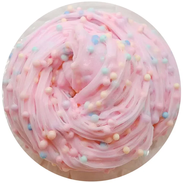 

60ml Balls Slime Mud Fluffy Toy Addition Color Mini Decor Slime Charms Polymer Toys Kids Clay Cotton Clay Squeeze Putty Kit