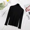 Lucyever Autumn Women Pullover Sweater Fashion Half Turtleneck Knitted Female Jumper Long Sleeve Winter Soft Elastic Blouse 2022 ► Photo 3/6