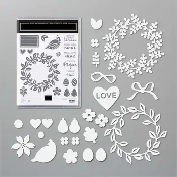 

LOVE&PEACE Metal Cutting Dies and Stamps For DIY Scrapbooking Stamps Craft Embossing Die Cut Card Making Template 2020 New Dies