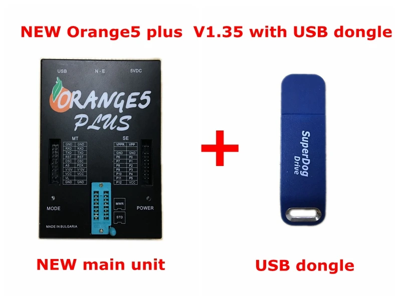 Программирующее устройство OEM Orange5 V1.34 V1.35 с полными стандартными адаптерами и