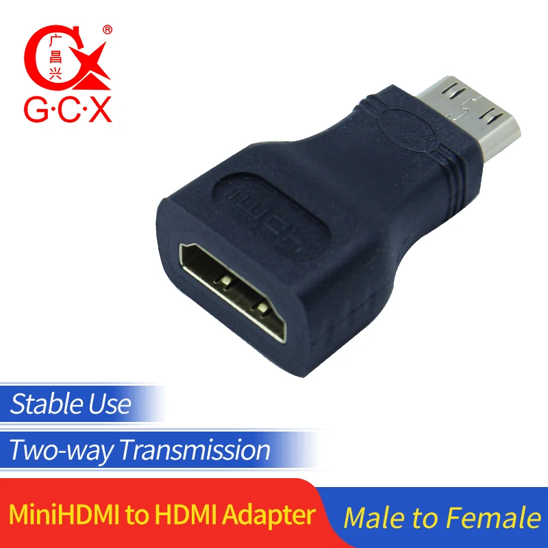 Мини-адаптер HDMI 1080P позолоченный разъем штекер Mini штекер-Стандартный гнездовой