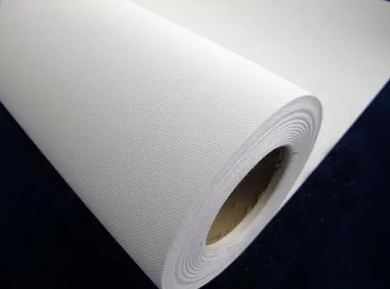 260g waterproof inkjet polyester Canvas for large format printing 36"*30m