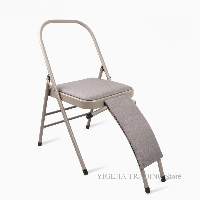 

Foldable Yoga Chair with Lumbar Support, Steel Pipe Yoga Chair, Balanced Body Headstand Bench, Yoga Inversion Chair