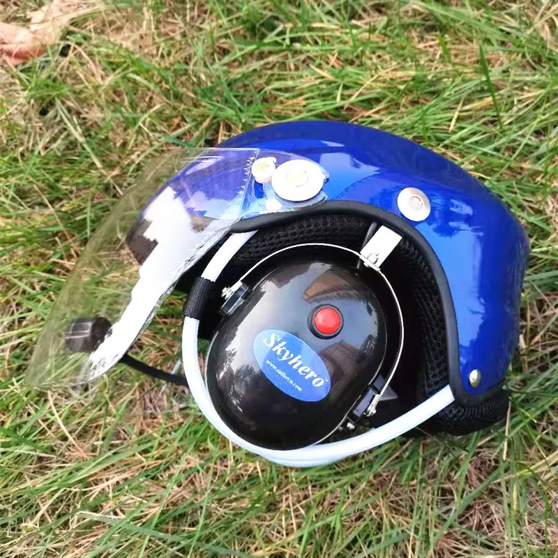 noise cancelling paramotor helmet