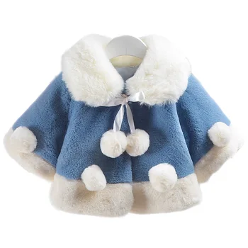 

JXYSY 2020 Kids Clothes Baby Girl Winter Coat Velour Fabric Garment Lovely Infant Girl Jacket Baby Coat Christmas Clothes