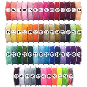 

OAR a jade thread 1mm53 color literary play thread braided thread hand braided rope braided red rope hand rope beaded bracelet