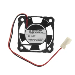 Ventilateur de refroidissement 2 broches, 40x40x12mm, pour UC F412R 12MB 23, DC12V 4012 