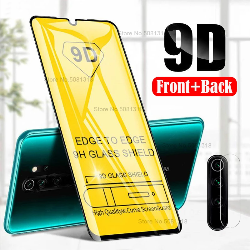 

9D Tempered Glass for Xiaomi Redmi Note 8 Pro Note8 Case Camera Protective Glas On Redmi Note 8 7 Pro 8Pro Back Cover Coque Capa