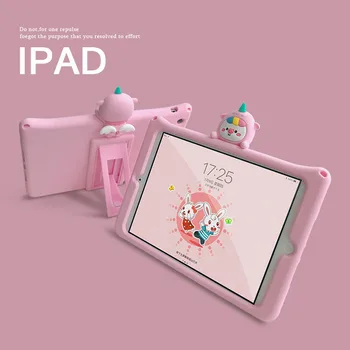

For IPad 10.2 2019 A2200 A2197 A2198 A2232 Case for IPad 7th Generation 10.2'' Kids Cover Soft Silicon Stand Cute Cartoon Funda
